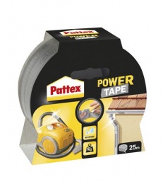 Ragasztószalag, 50 mm x 25 m, HENKEL "Pattex Power Tape", ezüst