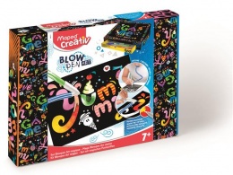 Fújós filctoll készlet, MAPED CREATIV, "Blow pen Art", varázslat